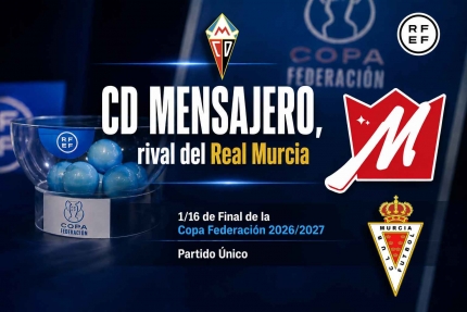 CD Mensajero-Real Murcia, miércoles 9 de septiembre en Santa Cruz de Palma