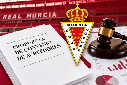 El Real Murcia propone una quita del 50% de su deuda y pagar el resto en cinco a&ntilde;os