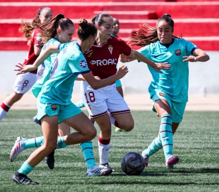 El Real Murcia Femenino se hunde ante el Barcelona C